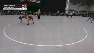 138 lbs Cons. Sub-rd Of 16 - Ivan Kyrianenko, South Broward High School Wrestling vs Cash Stapleton, Oklahoma