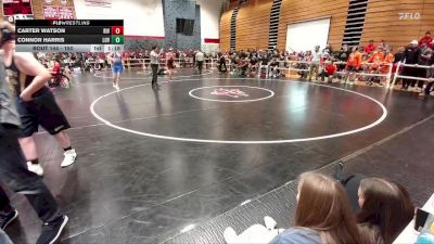 150 lbs Champ. Round 1 - Carter Watson, Riverton Middle School vs Connor Harris, Lovell Middle School
