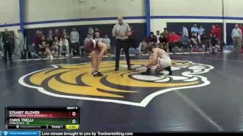 141 lbs Champ Round 1 (16 Team) - Stuart Glover, Bridgewater State University vs Chris Trelli, Springfield