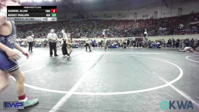 67 lbs Round Of 32 - Lawsyn Snow, Newcastle Youth Wrestling vs Kaleb Kelly, Broken Arrow Wrestling Club