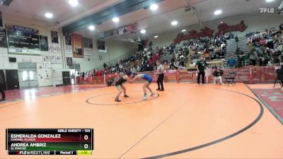 105 lbs Champ. Round 1 - Andrea Ambriz, El Rancho vs Esmeralda Gonzalez, Channel Islands