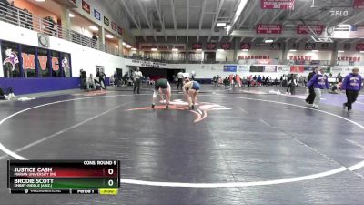 197 lbs Cons. Round 5 - Justice Cash, Marian University (IN) vs Brodie Scott, Embry-Riddle (Ariz.)