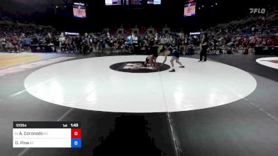 120 lbs Cons 64 #2 - Abraham Coronado, NV vs David Pina, AZ