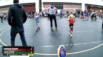 52 lbs Round 2 (4 Team) - Knox Payne, Roundtree WA vs Dawson Brown, Contenders WA Green