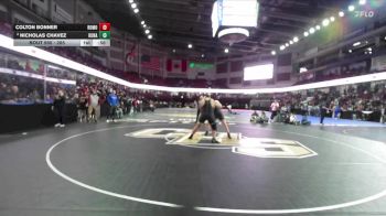 285 lbs 9th Place Match - Colton Bonner, Rocky Mountain vs Nicholas Chavez, Kuna