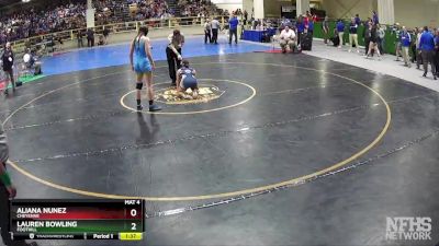 138 lbs Semifinal - Lauren Bowling, Foothill vs Aliana Nunez, Cheyenne