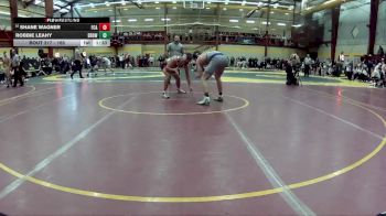 165 lbs Champ. Round 2 - Robbie Leahy, Brownsburg vs Shane Wagner, Faith Christian Academy