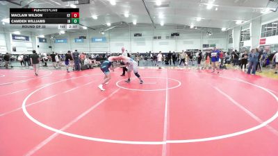 C-242 lbs Round Of 32 - Maclain Wilson, KY vs Camden Williams, IN