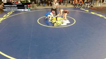 115 lbs Champ. Round 1 - Sophia Mussari, Unattached vs Makayla Castro, Bolingbrook