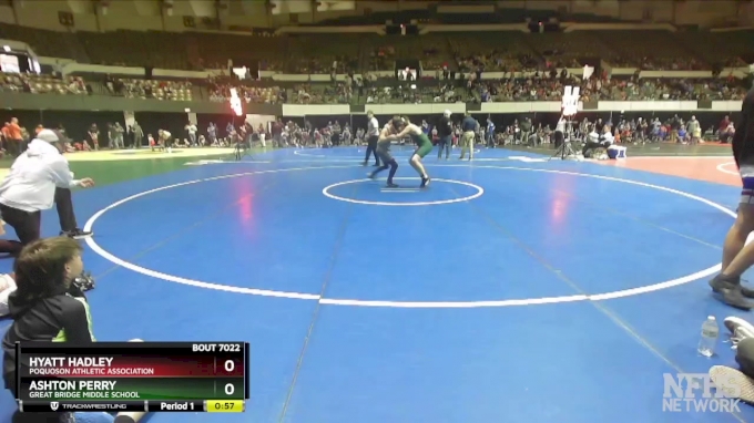 120 lbs Semifinal - Ashton Perry, Great Bridge Middle School vs Hyatt ...