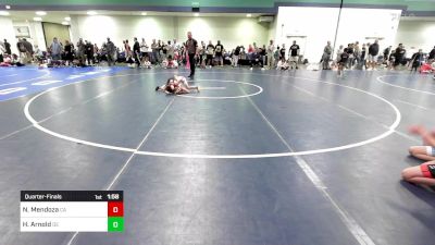 50 lbs Quarterfinal - Nixon Mendoza, CA vs Hunter Arnold, DE