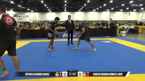 Carlos Eduardo Gomes B. Neri vs Steven Alexander Galvez 2025 World IBJJF Jiu-Jitsu No-Gi Championship