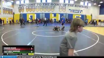 Quarterfinal - Matthew Vanover, Venice Warriors vs Chance Evans, Blackwater Chiefs Wrestling