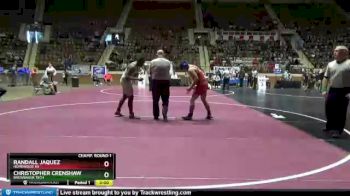 195 lbs Champ. Round 1 - Christopher Crenshaw, Brewbaker Tech vs Randall Jaquez, Homewood Hs