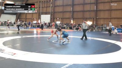 100 lbs Final - Joseph Colardo, Top Flight Wrestling Academy vs Marcarlo Mannello, Gps Wrestling