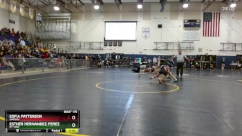 105 lbs Cons. Semi - Sofia Patterson, Lincoln vs Esther Hernandez Perez, Mt View