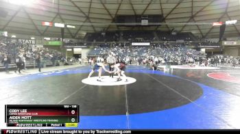 138 lbs Cons. Round 2 - Aiden Mott, Inland Northwest Wrestling Training Center vs Cody Lee, Camas Wrestling Club