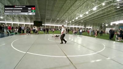 49 lbs Cons. Round 3 - Donovan Alejandre, RWC- Roy Wrestling Club vs Maddox Peterson, Westlake Wrestling Club