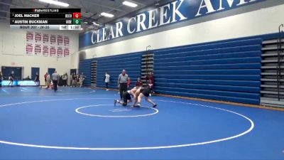 JV-20 lbs Round 3 - Joel Hacker, Benton Community vs Austin Buckman, Independence