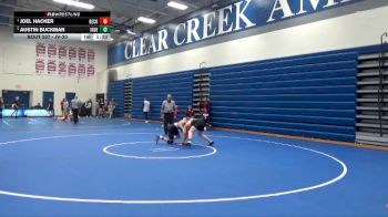 JV-20 lbs Round 3 - Joel Hacker, Benton Community vs Austin Buckman, Independence