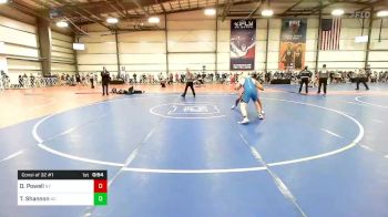 170 lbs Consi Of 32 #1 - Dontae Powell, NY vs Troy Shannon, NC