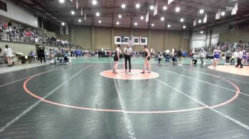 140 lbs Champ. Round 1 - Calyn Perry, Tonganoxie vs Lucy Ullery, North Point