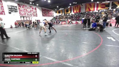 215 lbs Cons. Round 1 - Durston Saldana, Heritage vs Derek Martinez, La Mirada