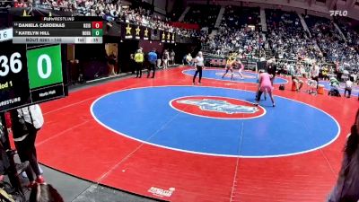 145 lbs Cons. Round 2 - Daniela Cardenas, Northside vs Katelyn Hill, North Hall