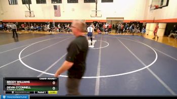 182 lbs Champ. Round 1 - Devin O`connell, Plainfield (SOUTH) vs Brody Williams, YORKVILLE (HS)