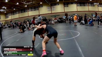 110 lbs Semifinal - Alex Legarreta, The Compound vs Jakob Thomas, Powhatan Youth Wrestling Club
