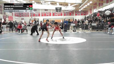 120 lbs Consi Of 8 #2 - Edrian Oliva Bojoquez, New Bedford vs Syed Elahi, Brockton
