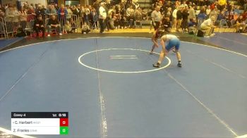 114 lbs Consy-4 - Caiden Harbert, West Allegheny vs Zachary Franks, Connellsville