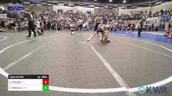 88 lbs Consi Of 8 #2 - Kale Elledge, F-5 Grappling vs Cohen Wallace, Kingfisher YellowJackets