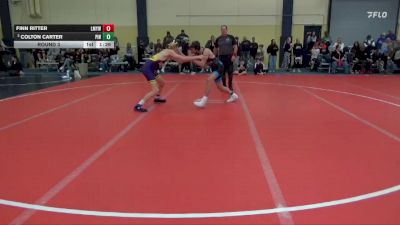 130 lbs Round 3 - Finn Ritter, Lake Mills Youth Wrestling vs Colton Carter, Pinnacle