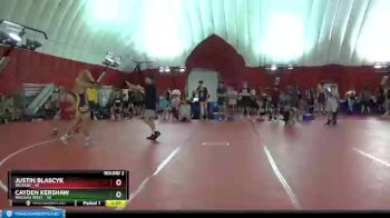 285 lbs Round 2 (4 Team) - Cayden Kershaw, Wausau West vs Justin Blascyk, WCAABE