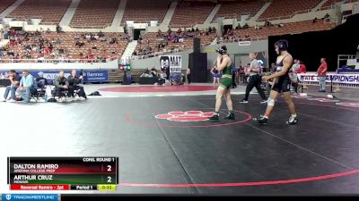 D3-144 lbs Cons. Round 1 - Dalton Ramiro, Arizona College Prep vs Arthur Cruz, Mohave