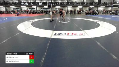 170 lbs Quarterfinal - Paolo Ciatto, Iona Prep vs Logan Pennell, Pine Bush