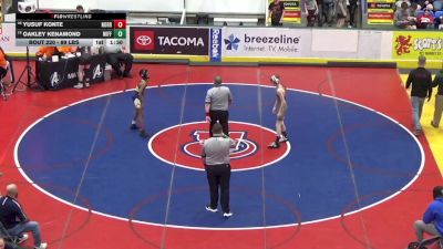 96 lbs Round Of 32 - Yusuf Konte, Norristown vs Oakley Kenamond, Mifflinburg