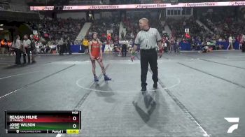 85 lbs Round 1 - Josie Wilson, Abilene vs Reagan Milne, St. Francis