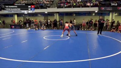 100 lbs Cons. Quarters - Eli Sandoval, Gold Rush Wrestling vs Titus Slaughter, Ironclad Wrestling Club