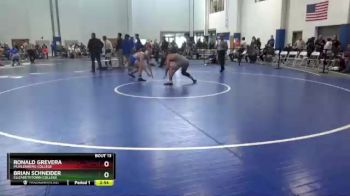 165 lbs Prelim - Ronald Grevera, Muhlenberg College vs Brian Schneider, Elizabethtown College
