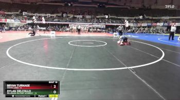 132 lbs Semis & Wb (16 Team) - Bryan Turnage, Ocean Lakes vs Dylan Delcollo, Delaware Military Academy