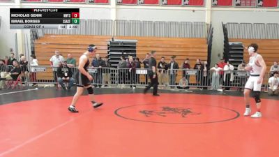 150 lbs Consi Of 4 - Nicholas Genin, Newton South vs Israel Borges, Southeastern