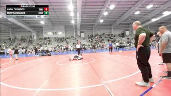 85 lbs Rr Rnd 1 - Kash Clementi, TNWC Blue vs Travis Howard, Iron Horse