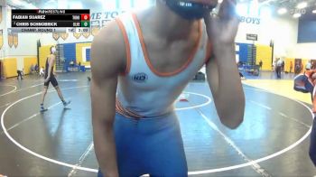 106 lbs Champ. Round 1 - Fabian Suarez, Tohopekaliga vs Chris Schnobrick, Olympic Heights