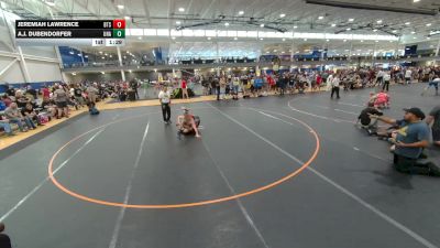 132 lbs Champ. Round 2 - Jeremiah Lawrence, Beat The Streets-Chicago vs A.j. Dubendorfer, Unattached