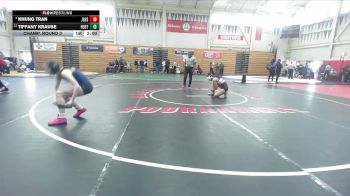 105 lbs Champ. Round 3 - Tiffany Krause, Fortuna vs Nhung Tran, James Logan High School