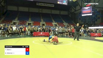 88 lbs Cons 8 #2 - Thomas Giere, Alabama vs Kolby Warren, Missouri