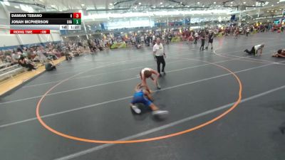 126 lbs Champ. Round 3 - Jonah McPherson, Unattached vs Damian Tebano, Hammers