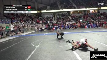 58 lbs Quarterfinal - Chevy Plank, Maize vs Arlo McGinley, Salina